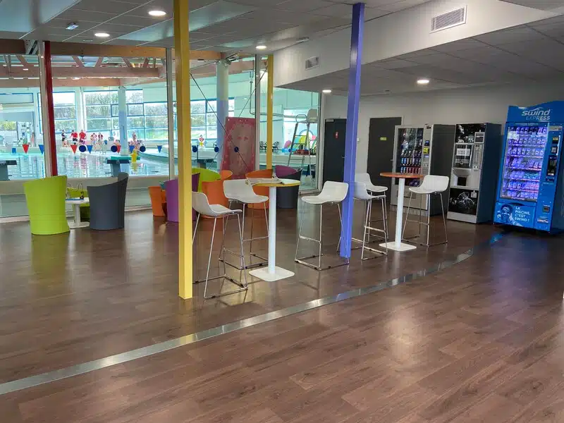 hall d'accueil du centre aquatique du Pays de Pouzauges