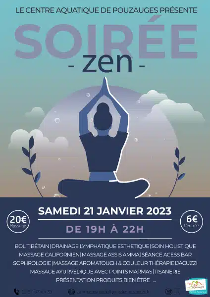 Image principale Soirée Zen, un instant pour buller !