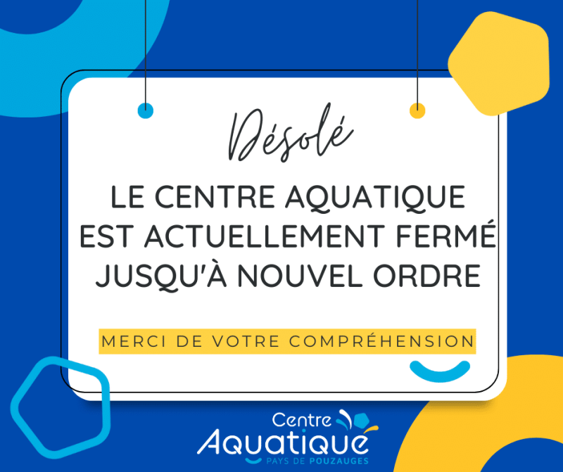 Photo Le centre aquatique fermé jusqu’à nouvel ordre