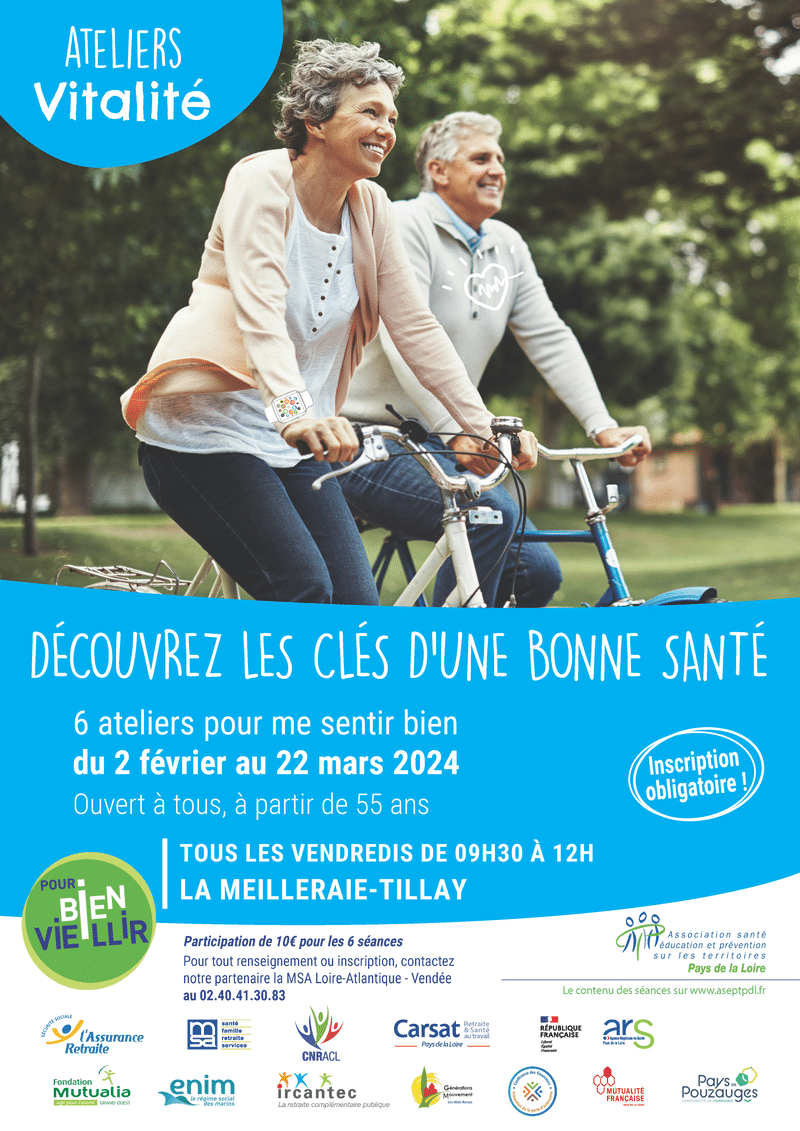 Photo Des ateliers vitalité à La Meilleraie-Tillay