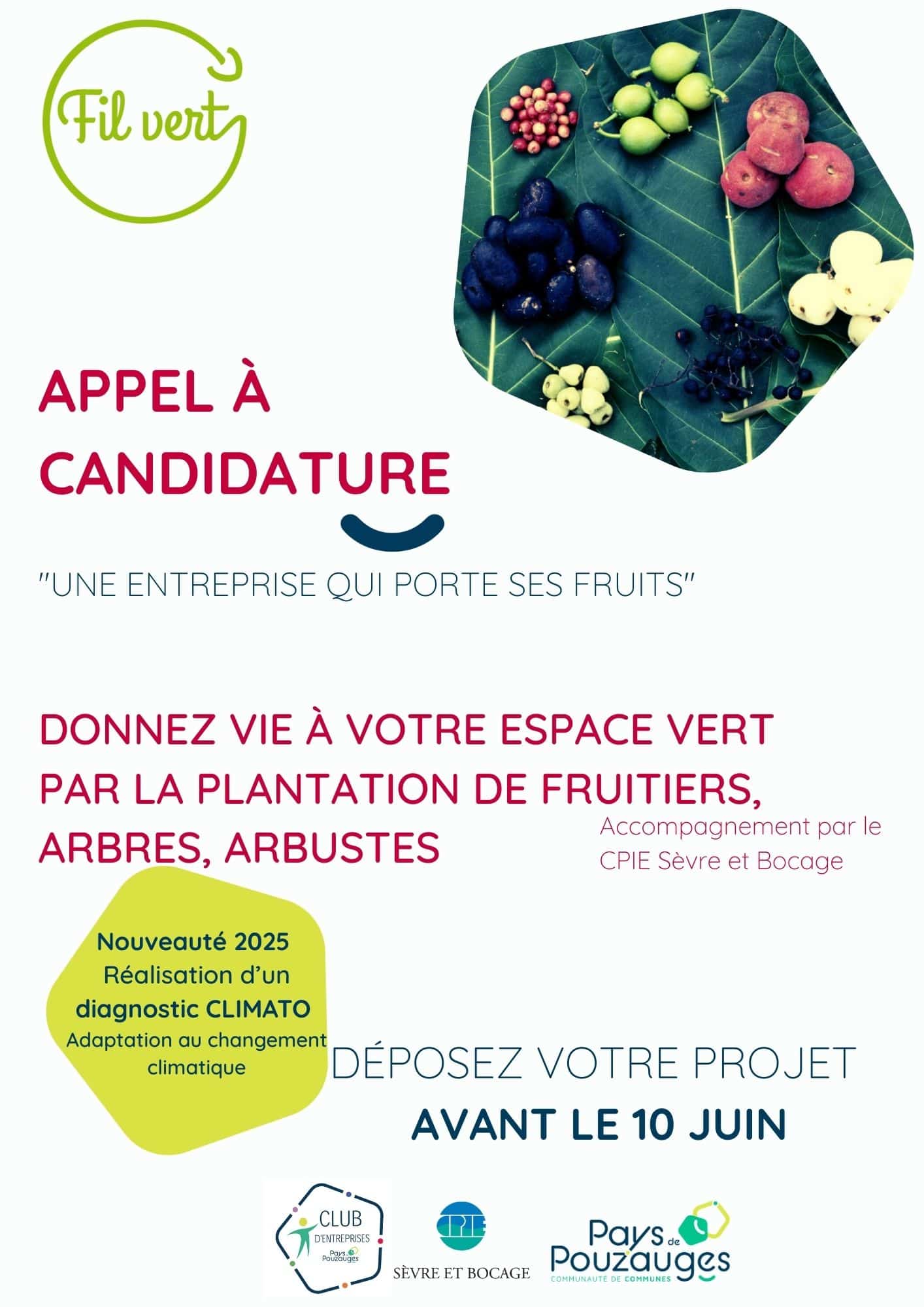 Image actualité Appel à candidatures « Une entreprise qui porte ses fruits »