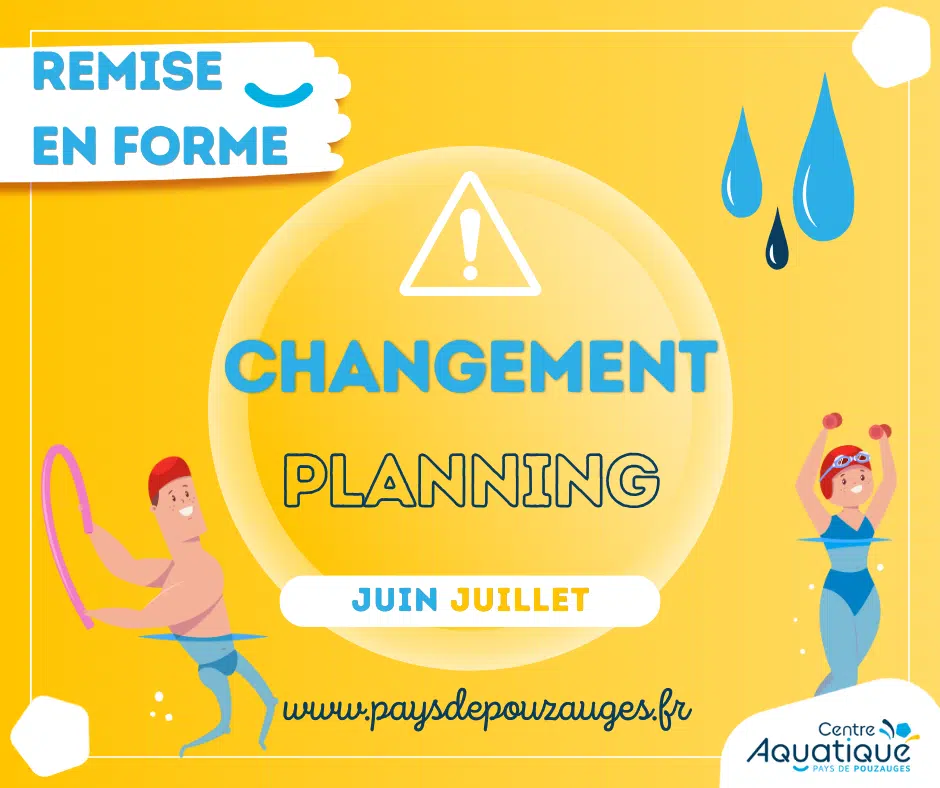 Image principale 🚨 CHANGEMENT DE PLANNING 🚨