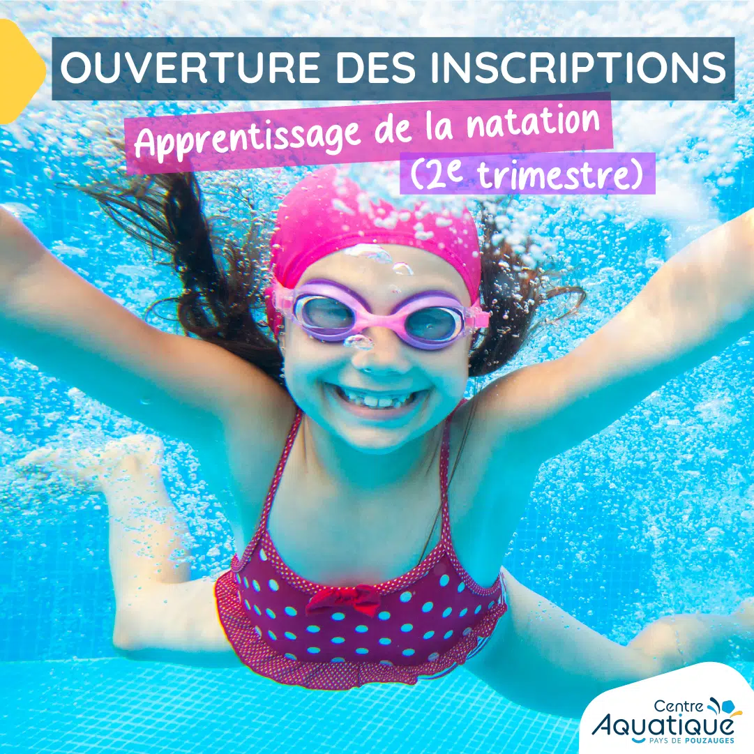 Image principale 📢 INSCRIPTIONS – Leçons de natation décembre à mars