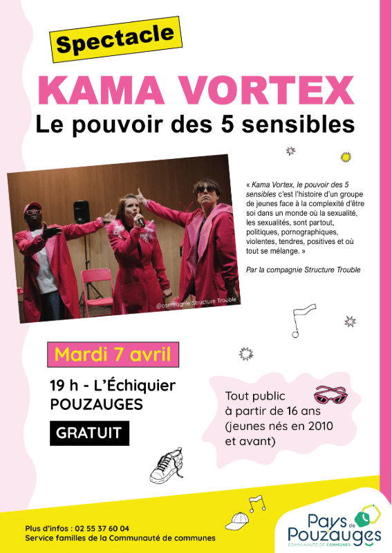 Photo Spectacle Kama Vortex – Le pouvoir des 5 sensibles