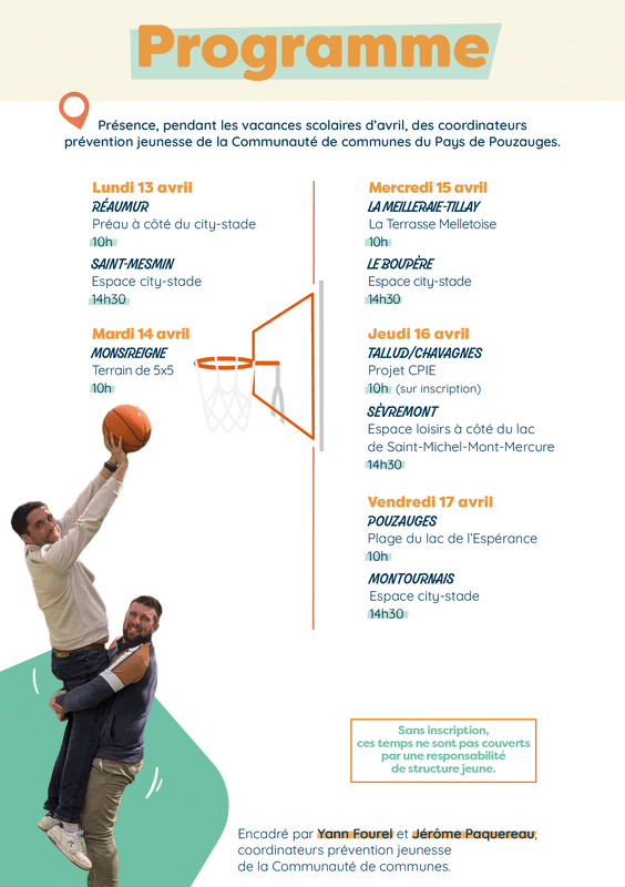 Image actualité Animations jeunes pendant les vacances d&rsquo;avril